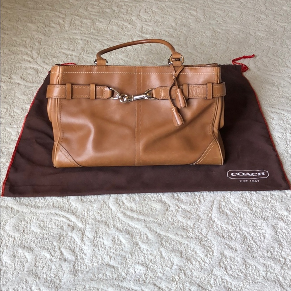 Coach Tan Leather Purse